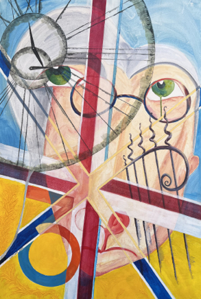 Self Portrait - acrylic painting - &copy;Lydia Charak-min.jpg