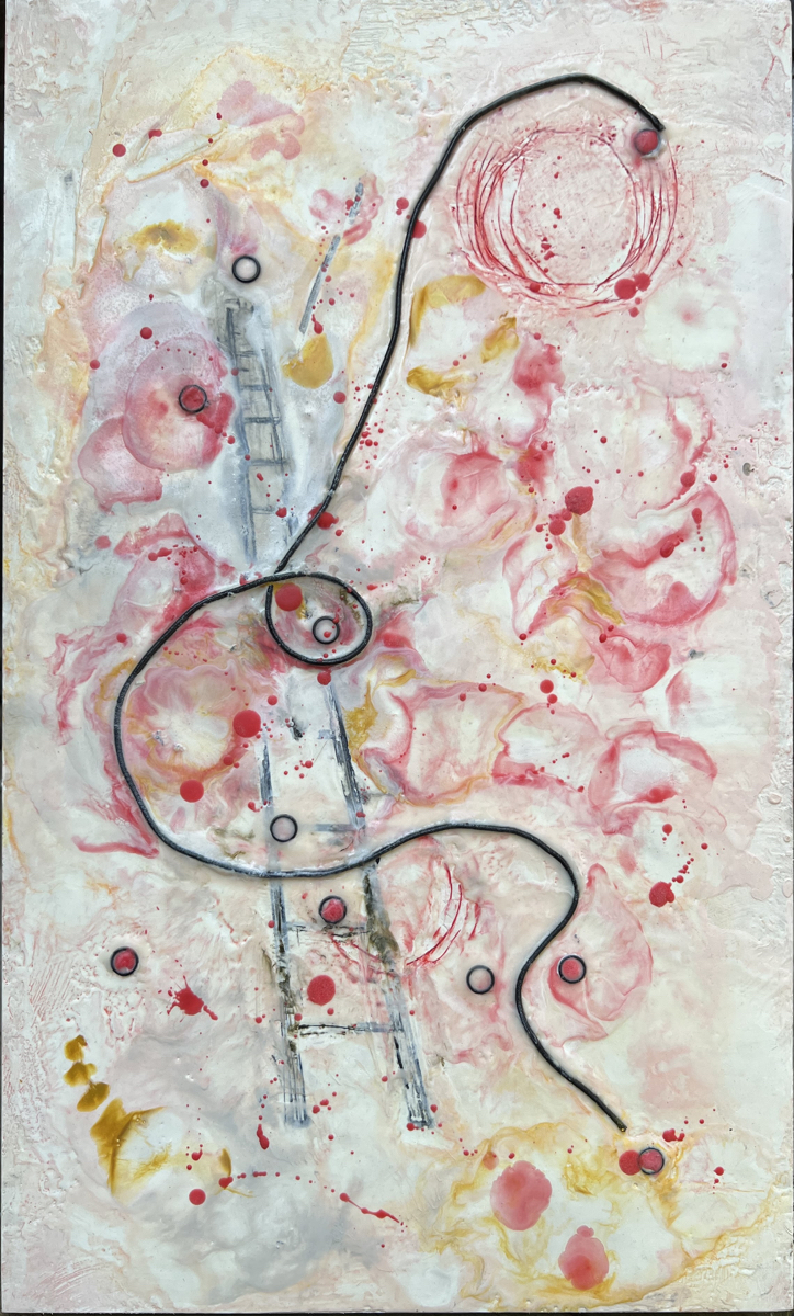 Step up - encaustic mixed media - &copy;Lydia Charak-min.jpg
