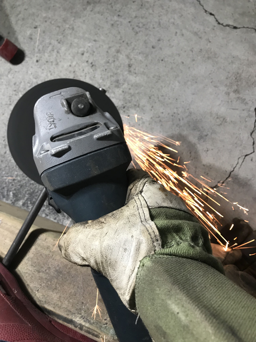 Grinding - artist in welding studio - &copy;Lydia Charak-min.jpeg