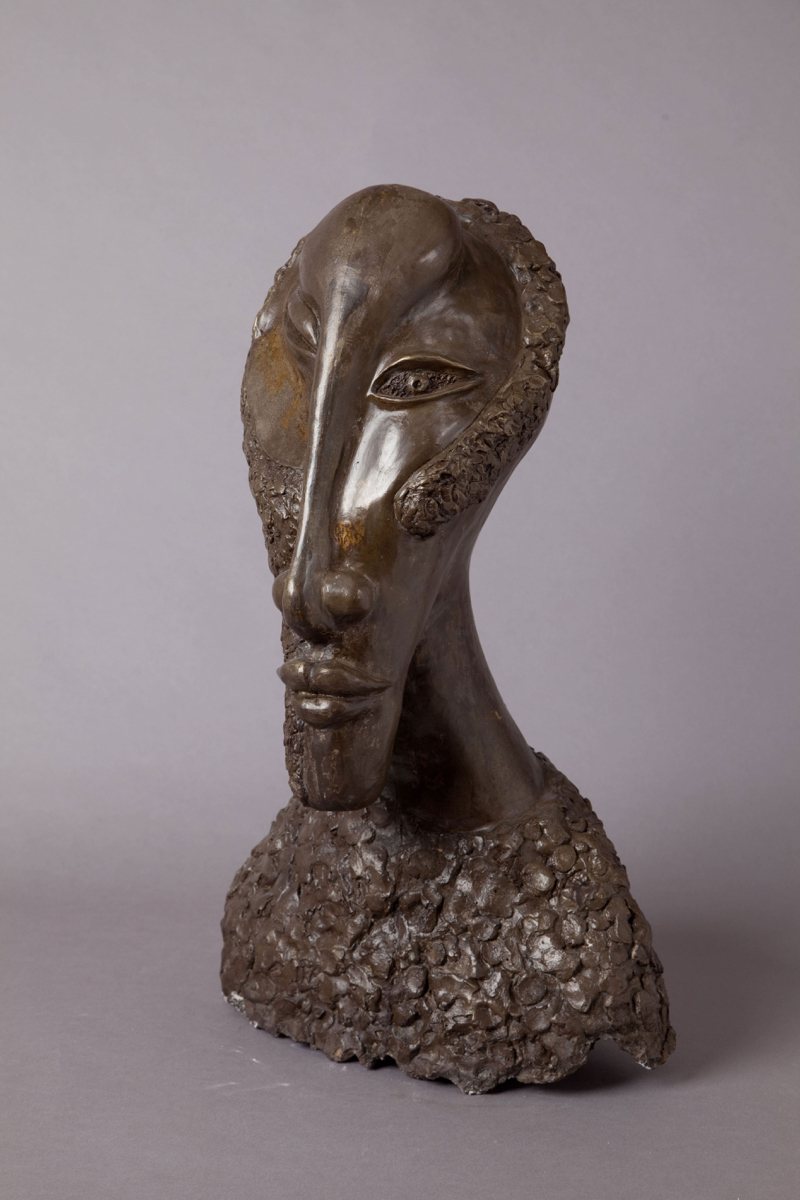 Fusion Head turned - clay sculpture - &copy;Lydia-Charak-min.jpg